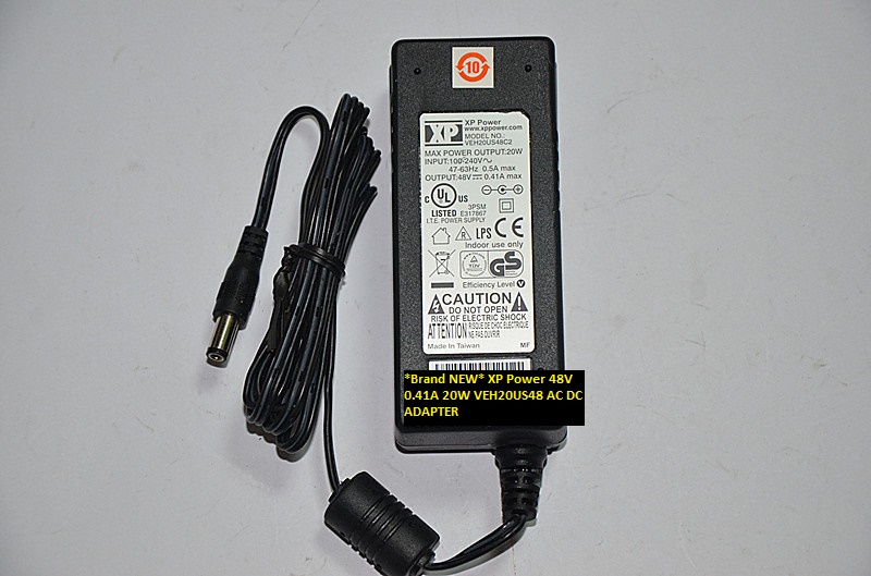 *Brand NEW* XP Power AC100-240V VEH20US48 48V 0.41A 20W AC DC ADAPTER 5.5*2.5 - Click Image to Close